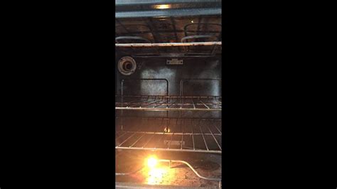 one oven element burning out